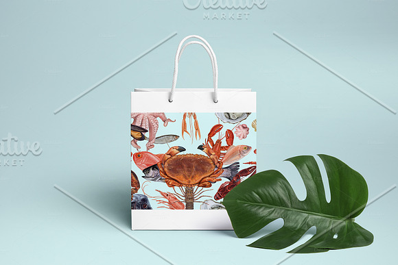 Yummy seafood illustrations in Illustrations - product preview 14