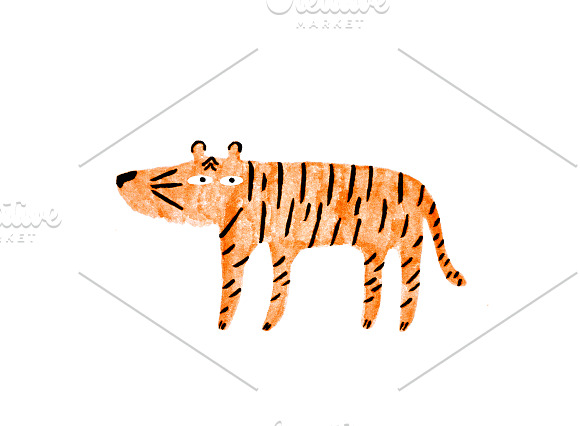 The hidden tiger Collection in Illustrations - product preview 4