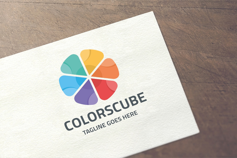Colors Cube Logo in Logo Templates - product preview 8