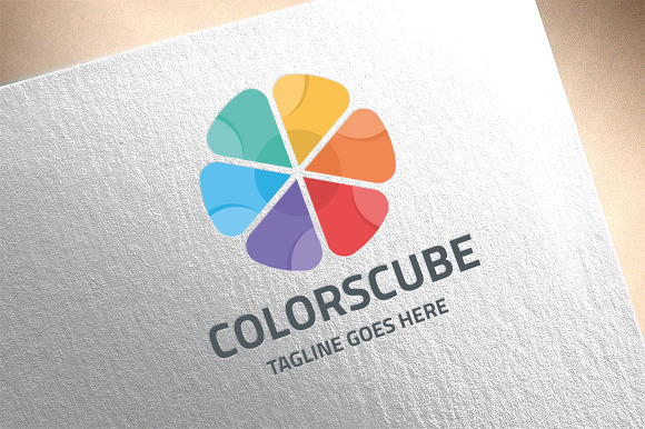 Colors Cube Logo in Logo Templates - product preview 2