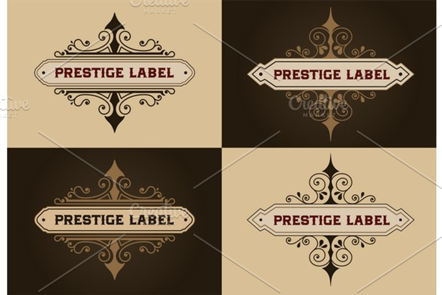 Set Logos template. in Illustrations - product preview 8