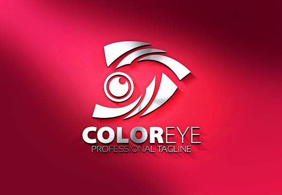 Color Eye Logo in Logo Templates - product preview 3