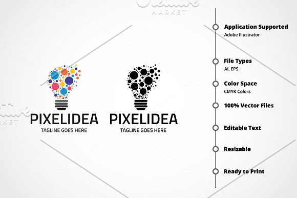 Pixelidea Logo in Logo Templates - product preview 6