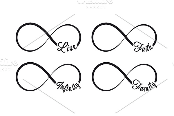 Infinity tattoo symbols 
