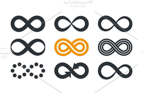 Infinity symbols 