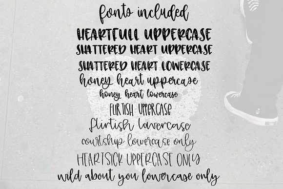 Oh My Heart Font Kit 10 Fonts in Display Fonts - product preview 1