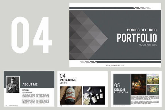 A5 Template Bundle in Brochure Templates - product preview 3
