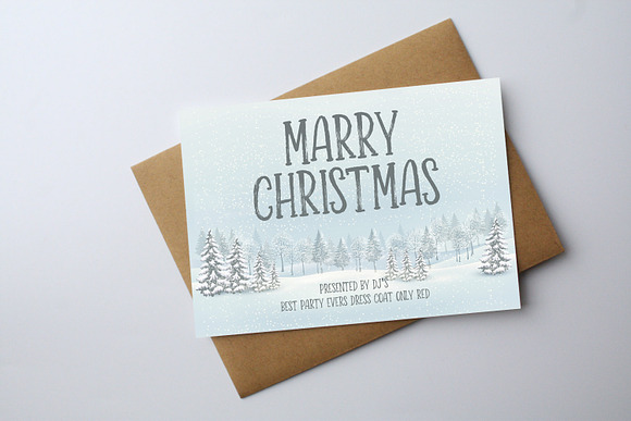 8 Christmas Cards Bundle in Postcard Templates - product preview 6