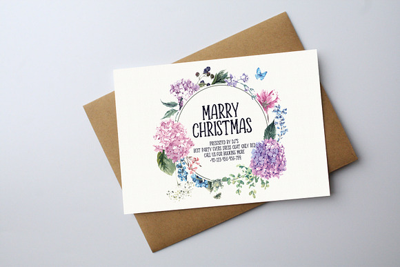 8 Christmas Cards Bundle in Postcard Templates - product preview 14