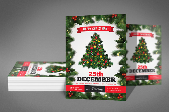 Christmas Celebration Flyer in Flyer Templates - product preview 2