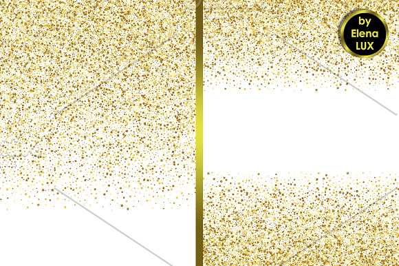 2 Glitter Seamless Borders in Patterns - product preview 1