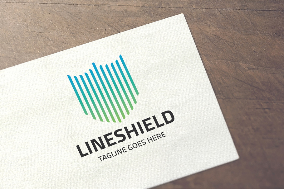 Line Shield Logo in Logo Templates - product preview 8