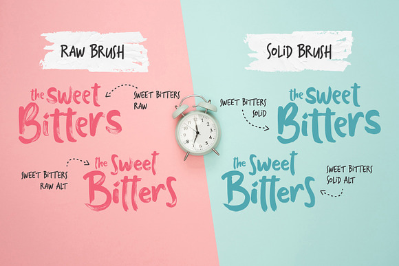 Sweet Bitters Fonts + EXTRAS! in Display Fonts - product preview 1