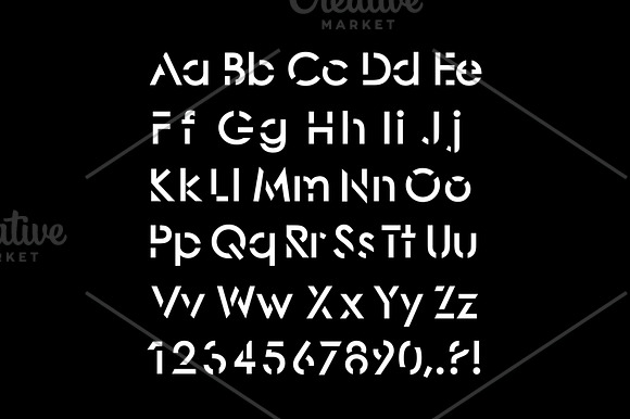 Modern stylized font. in Symbol Fonts - product preview 1