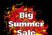 Big Summer Sale label