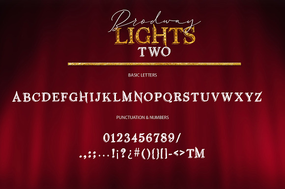 Broadway Lights | Duo Font. in Script Fonts - product preview 10