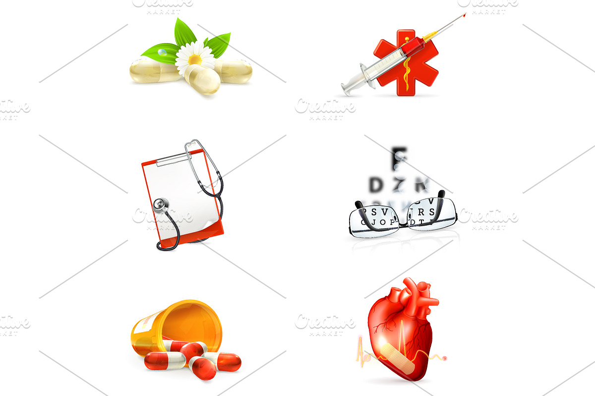 Medicine vector icons in Objects - product preview 8
