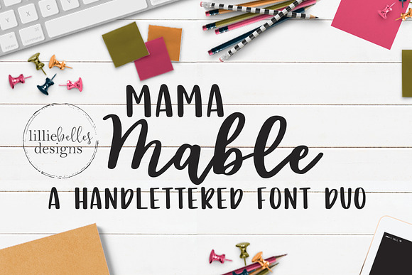 Mama Mable Handlettered Fonts in Script Fonts - product preview 4
