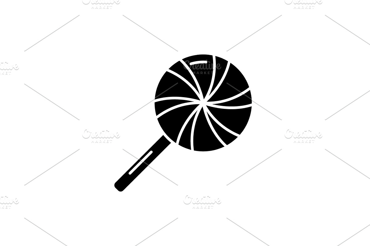 Icicle black icon, vector sign on in Objects - product preview 8