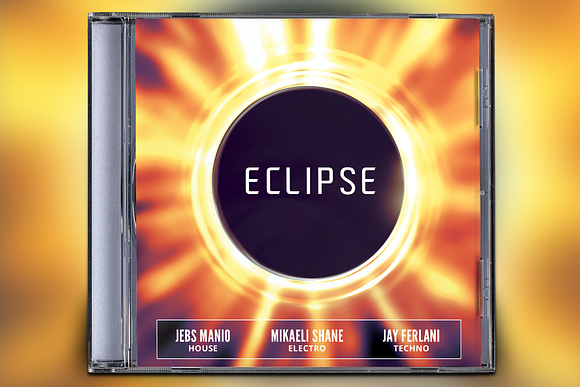 Eclipse CD Album Cover in Templates - product preview 3
