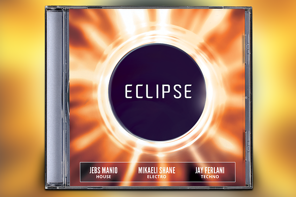 Eclipse CD Album Cover in Templates - product preview 4