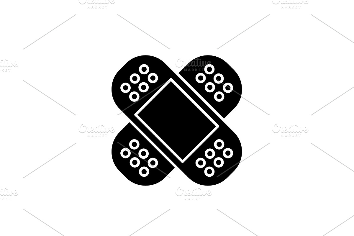 Patch black icon, vector sign on in Illustrations - product preview 8