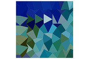 Blue Pigment Abstract Low Polygon Ba