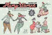 Plump Women illustration