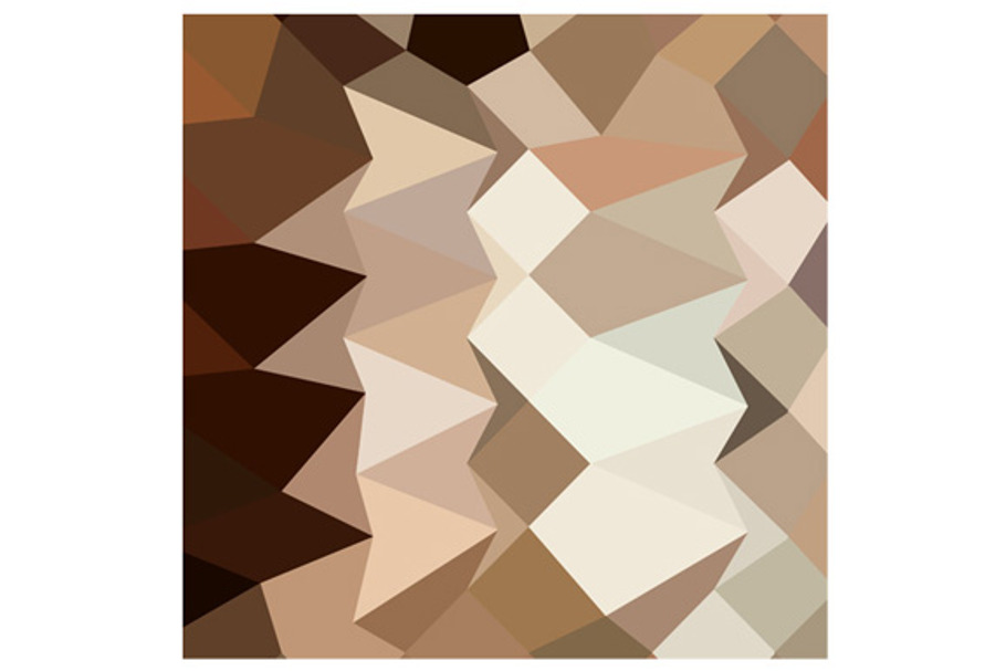 Burlywood Brown Abstract Low Polygon in Patterns - product preview 8