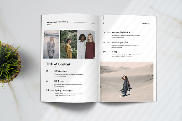 Authentic - Lookbook in Magazine Templates - product preview 1