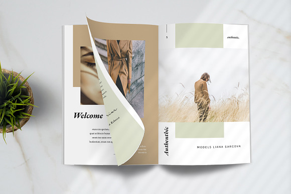 Authentic - Lookbook in Magazine Templates - product preview 2