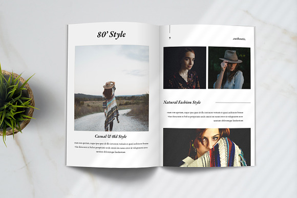 Authentic - Lookbook in Magazine Templates - product preview 4