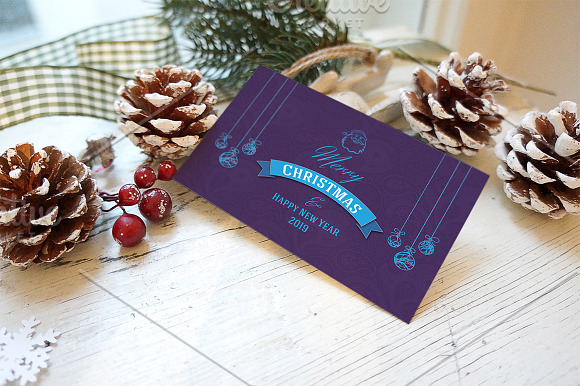 Christmas Greeting Card 2019 in Postcard Templates - product preview 3