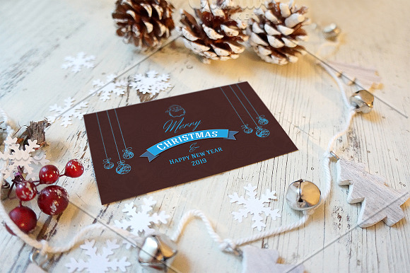 Christmas Greeting Card 2019 in Postcard Templates - product preview 4