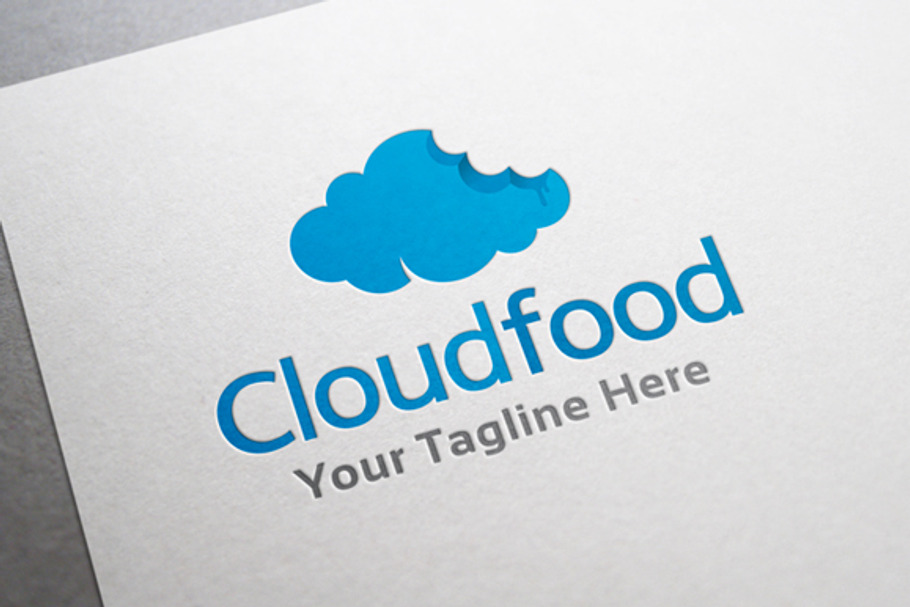 Cloud Food Logo Template