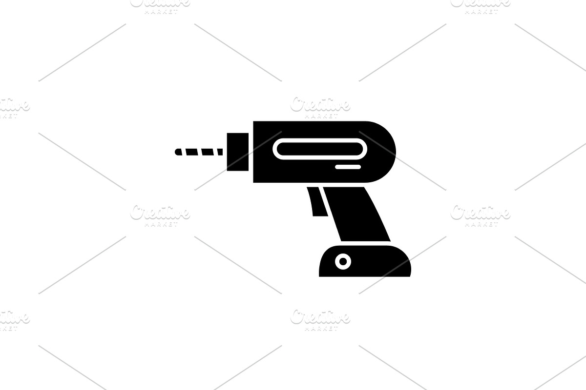 Screwdriver black icon, vector sign in Illustrations - product preview 8