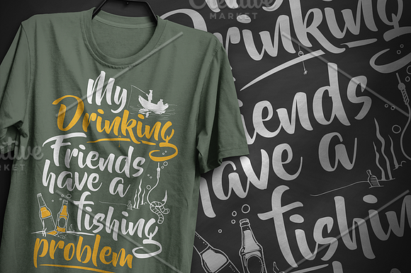 Fishing problem - Typography Design in Illustrations - product preview 2