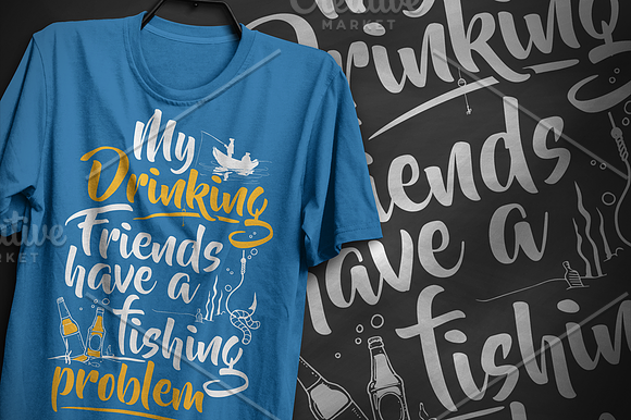Fishing problem - Typography Design in Illustrations - product preview 4