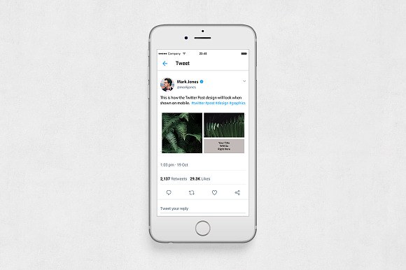 Nature Twitter Posts in Twitter Templates - product preview 5