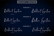 Brilliant - 3 Signature Font