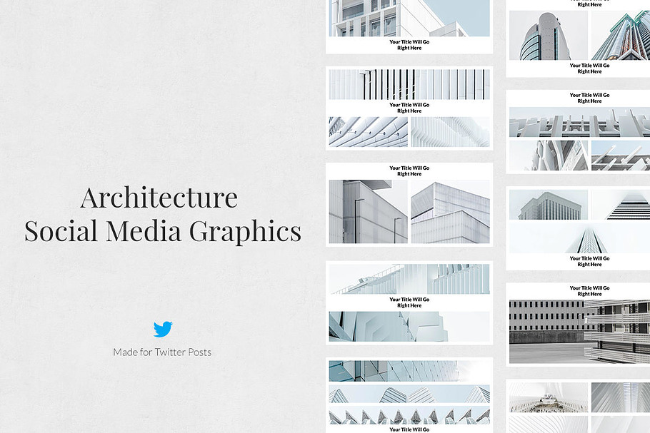 Architecture Twitter Posts in Twitter Templates - product preview 8