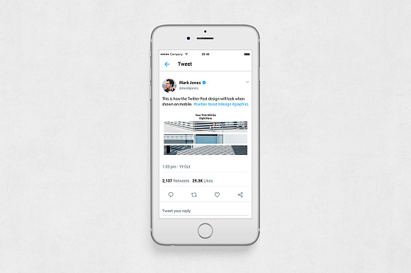 Architecture Twitter Posts in Twitter Templates - product preview 5