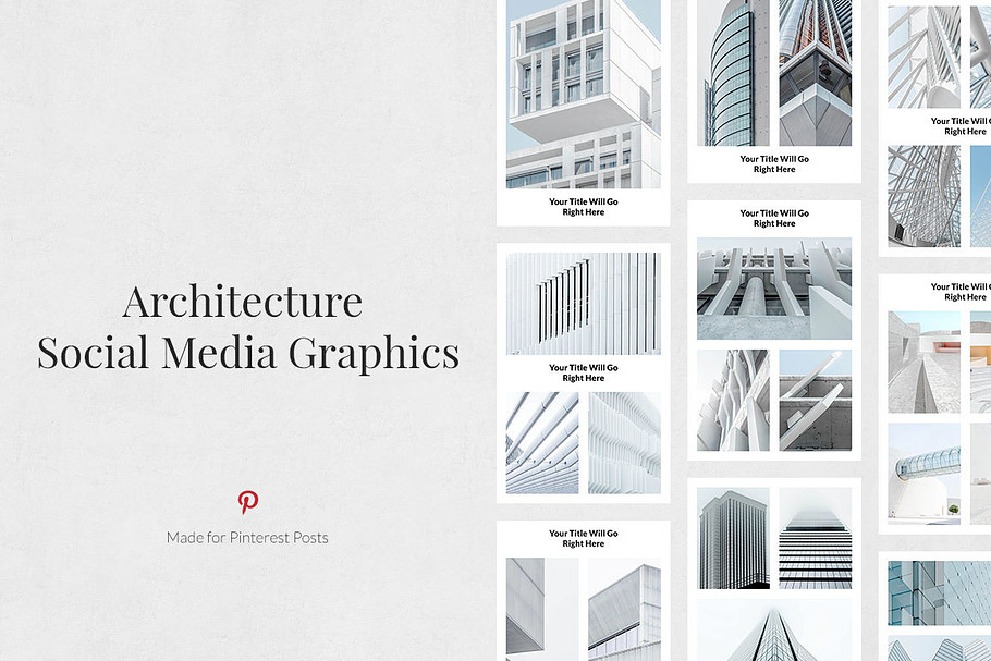 Architecture Pinterest Posts in Pinterest Templates - product preview 8