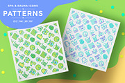 Spa and Sauna Patterns Collection