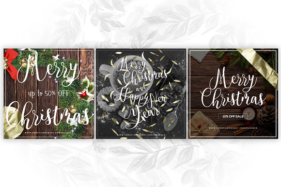 24 Instagram Christmas Posts in Instagram Templates - product preview 5