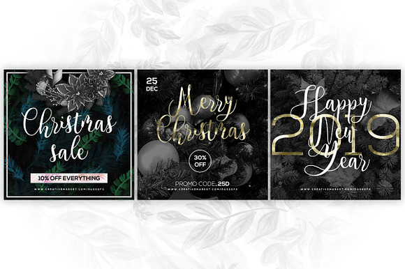 24 Instagram Christmas Posts in Instagram Templates - product preview 7