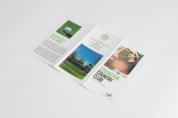 Golf Event Tri-fold Brochure in Brochure Templates - product preview 1