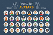 Male and female avatars + Xmas bonus