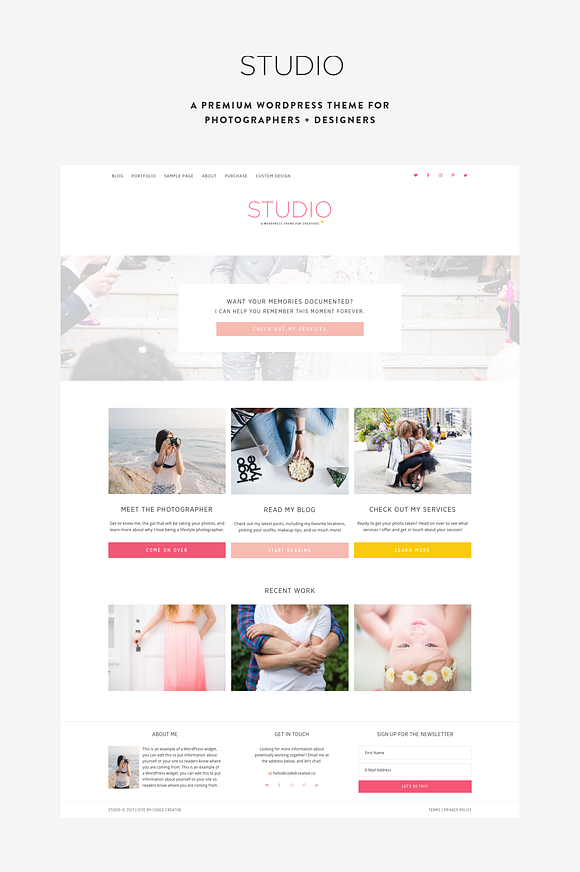 Studio - A Portfolio Theme in WordPress Portfolio Themes - product preview 4