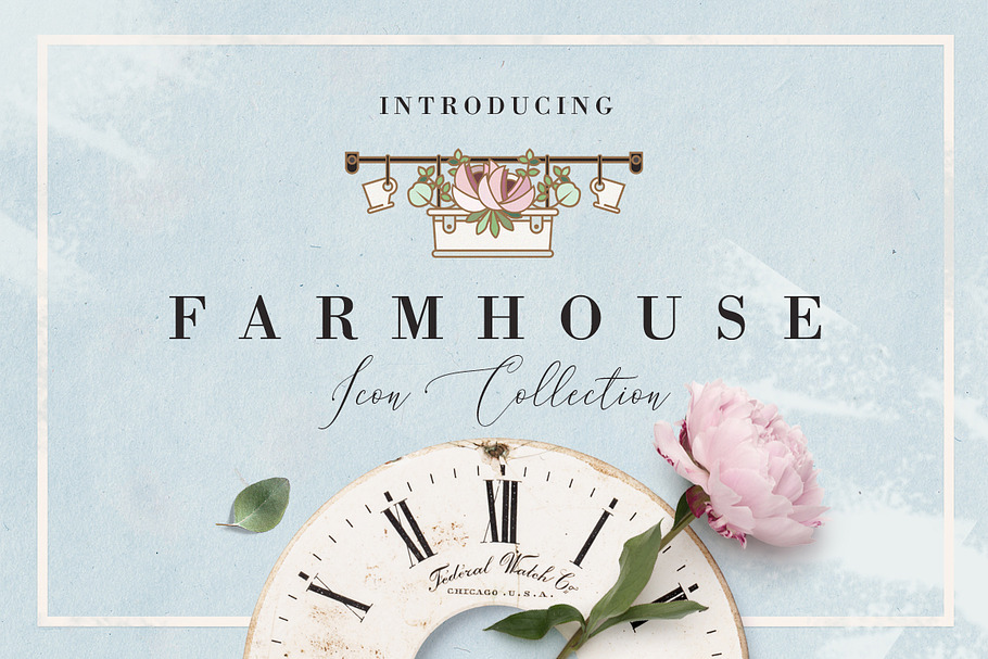 Farmhouse Icon Collection in Icons - product preview 8